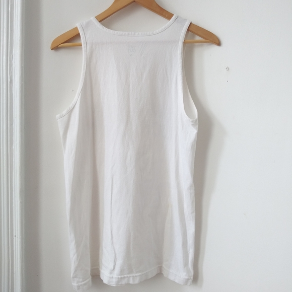 The Cut Comme Des Fuckdown White Tank Top - Picture 3 of 6